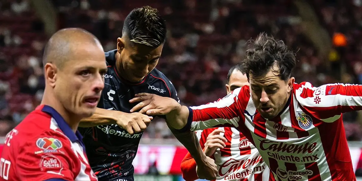 Javier Hernández en el Chivas vs Tijuana / FOTO MARCA