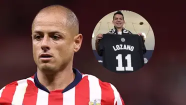 Javier Hernández junto a Hirving Lozano / FOTO AP NEWS