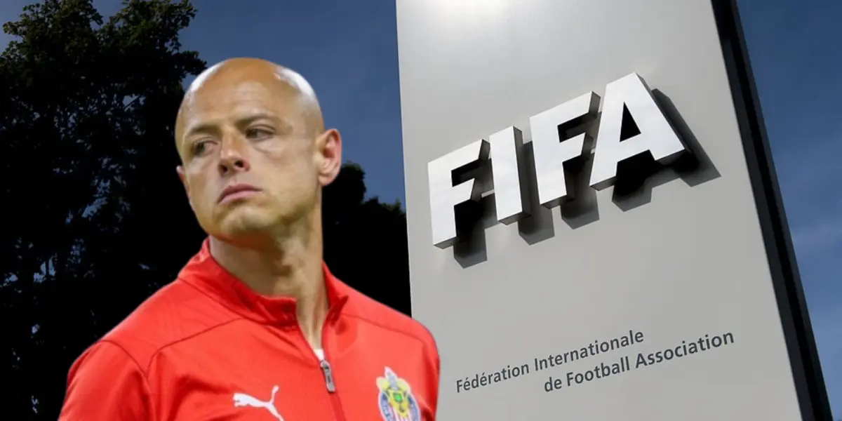 Javier Hernández junto a la FIFA / FOTO MEDIOTIEMPO