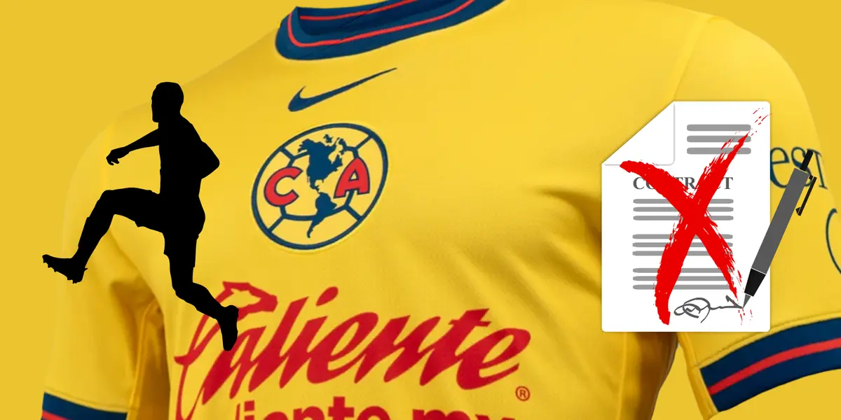 Jersey de América de fondo. Foto: Nike