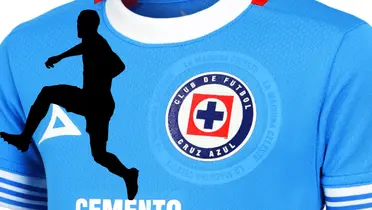 Jersey de Cruz Azul de fondo, tomado de Pirma