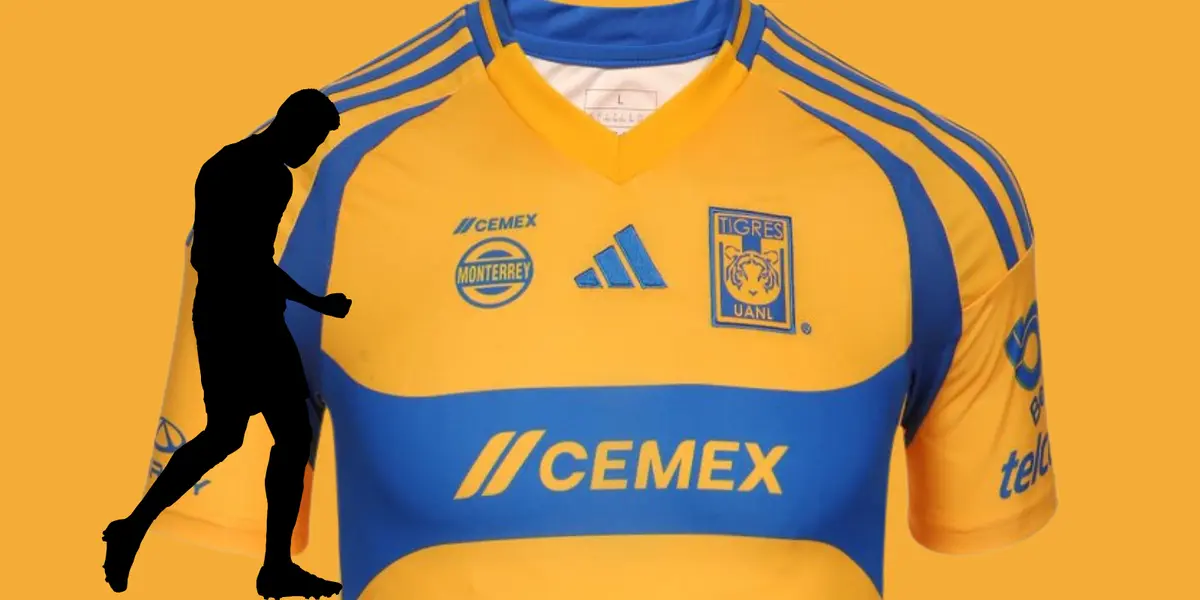 Jersey de Tigres de fondo. Foto: Adidas