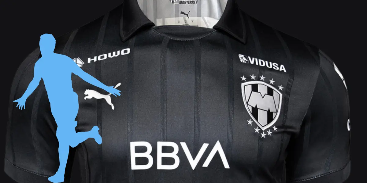 Jersey negro de Rayados. Foto: Tienda Rayados