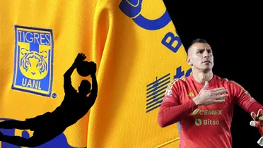 Jersey tomado de Tigres, con Nahuel al frente