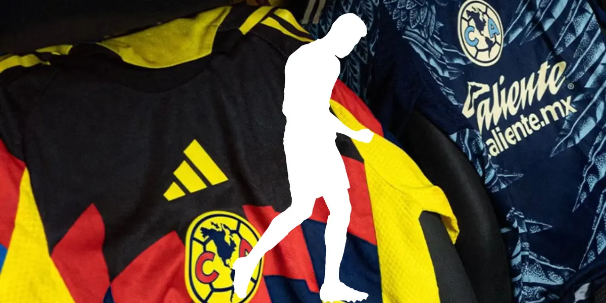 Jerseys del América de fondo, tomados de Récord