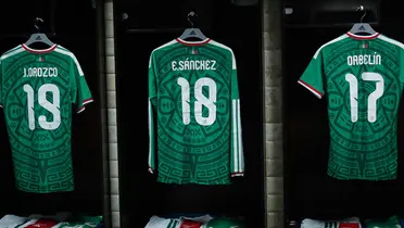 Jerseys en vestidor. Foto: Selección Mexicana