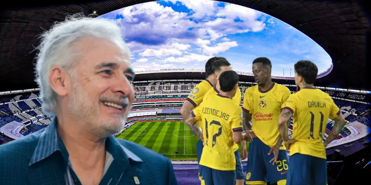 Jesús Martínez junto a futbolistas del América / FOTO KILLER ASTURIAS