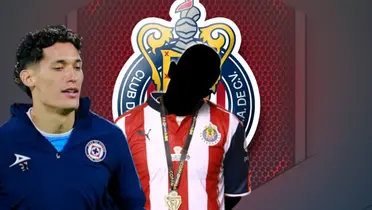Jesús Orozco Chiquete junto a futbolista incógnito de Chivas / FOTO 90 MIN
