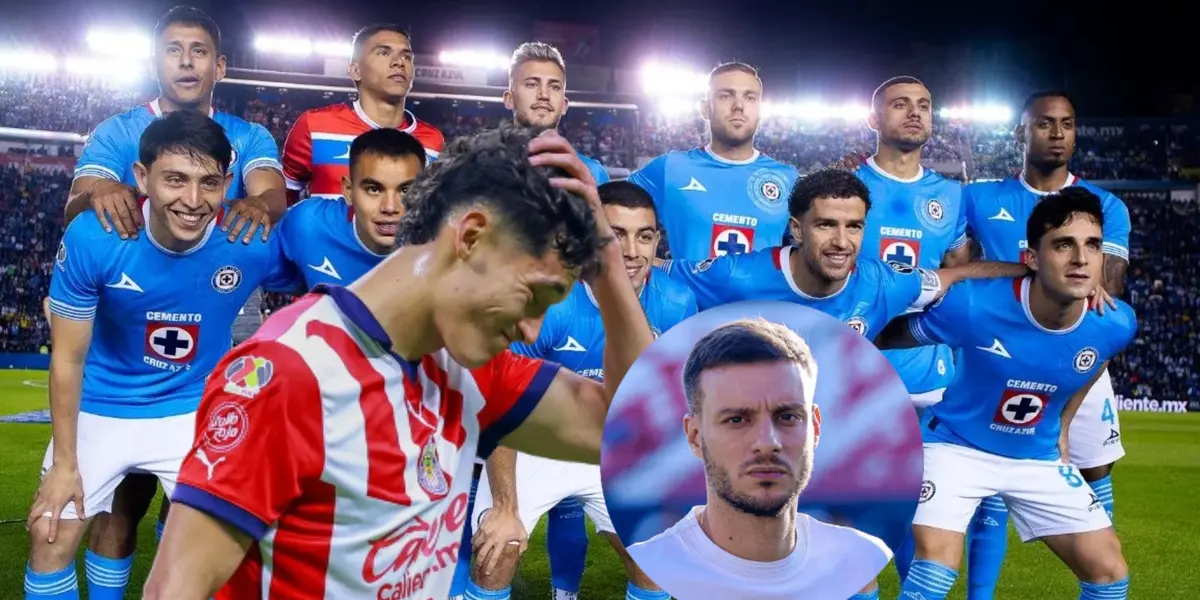 Jesús Orozco, equipo de Cruz Azul y Martín Anselmi/Foto Informador.mx