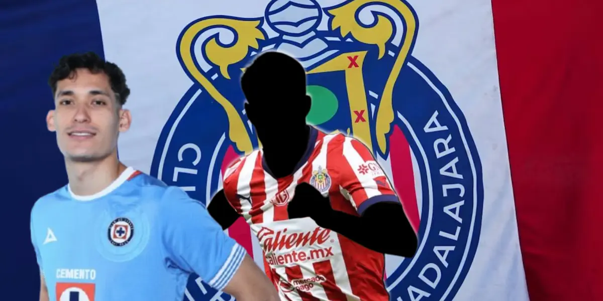 Jesús Orozco junto a futbolista incógnito de Chivas / FOTO X
