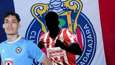 Jesús Orozco junto a futbolista incógnito de Chivas / FOTO X