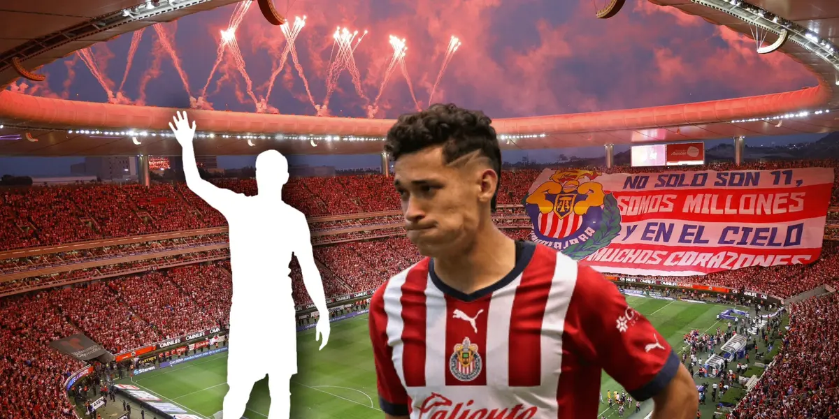 Jesús Orozco triste y a su lado silueta de futbolista/ Foto El Campeonísimo.