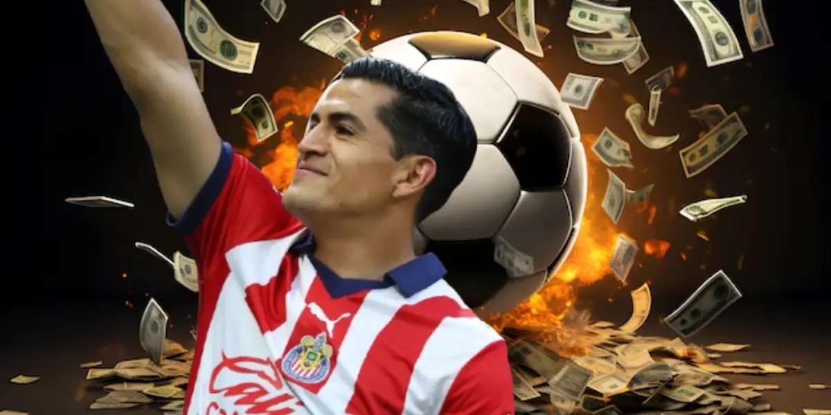 Jesús Sánchez con el jersey de Chivas / FOTO GETTY IMAGES