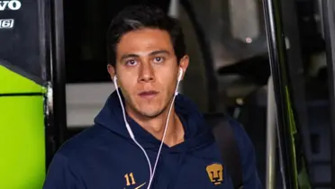 JJ en llegada a partido. Foto: Pumas