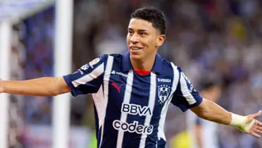 Johan Rojas festejando su gol con Rayados / FOTO TRANSFERMARKT