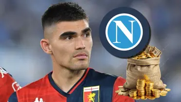 Johan Vázquez-Genoa-Napoli / Foto: Olé