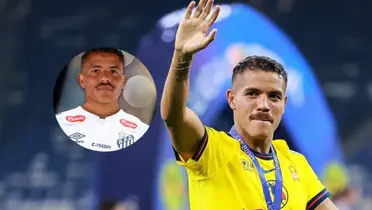 Jonathan dos Santos e imagen fabricada por TNT Sports/ Foto Juanfutbol.