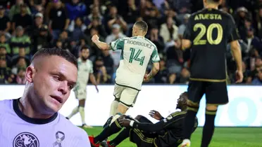 Jonathan Rodríguez celebrando gol con Portland. Foto: YT del Timbers.