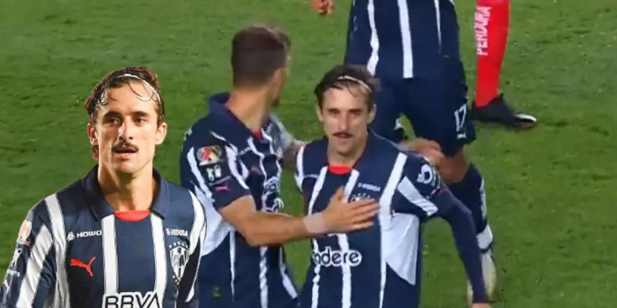 Jordi Cortizo en el Necaxa vs Rayados / FOTO X