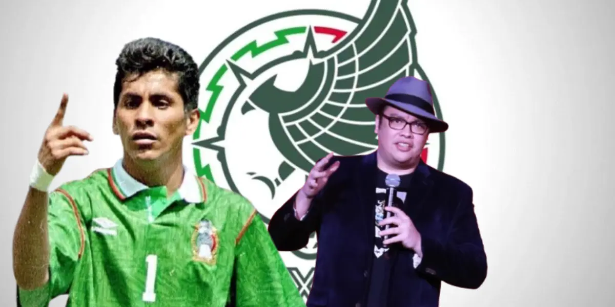Jorge Campos junto a Franco Escamilla / FOTO EL NORTE