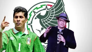 Jorge Campos junto a Franco Escamilla / FOTO EL NORTE