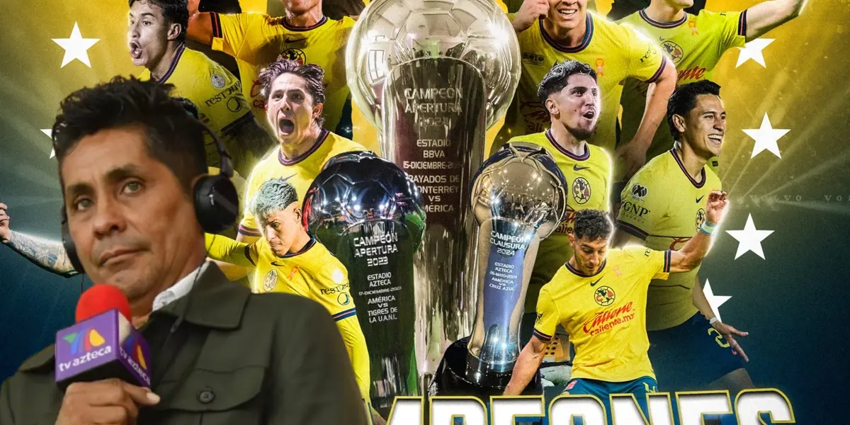 Jorge Campos junto a futbolistas del América / FOTO DE 10 SPORTS