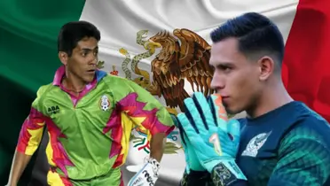 Jorge Campos junto a Luis Ángel Malagón / FOTO RÉCORD