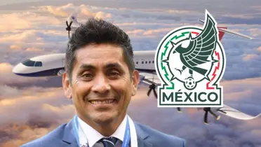 Jorge Campos y escudo de Selección Mexicana/Foto CNN.