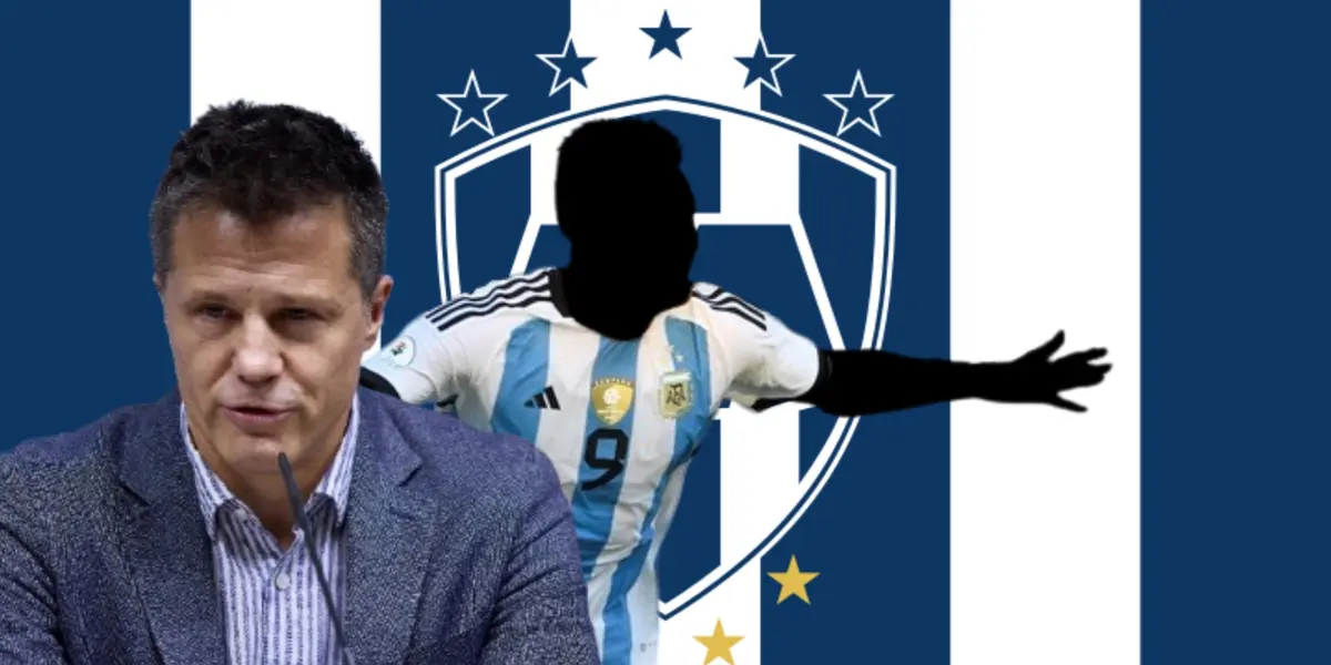 José Antonio Noriega junto a futbolista incógnito argentino / FOTO ESTO