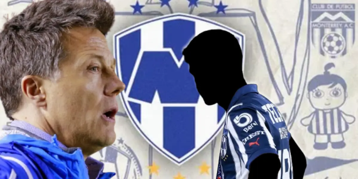 José Antonio Noriega junto a futbolista incógnito de Rayados / FOTO ABC NOTICIAS