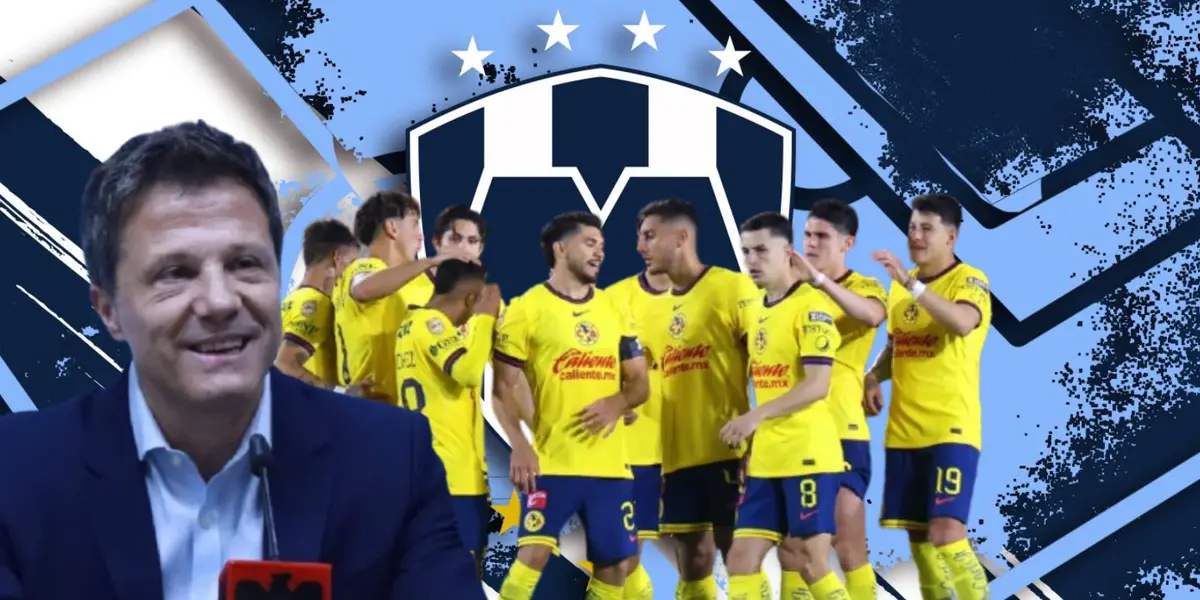 José Antonio Noriega junto a futbolistas del América / FOTO TELEDIARIO