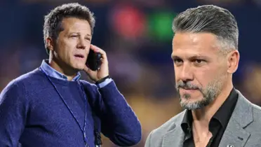 José Antonio Noriega junto a Martín Demichelis / FOTO POSTA DEPORTES