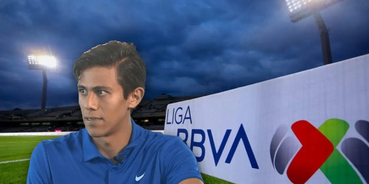 José Juan Macías y logo de la Liga MX/Foto Es de Latinos News.