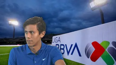 José Juan Macías y logo de la Liga MX/Foto Es de Latinos News.