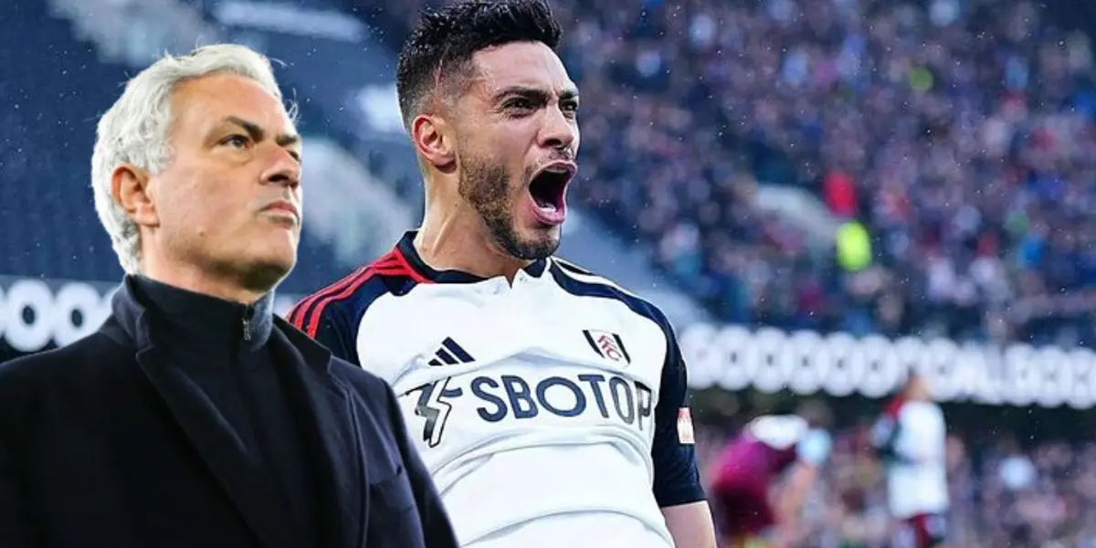 José Mourinho junto a Raúl Jiménez / FOTO AGENCIAS