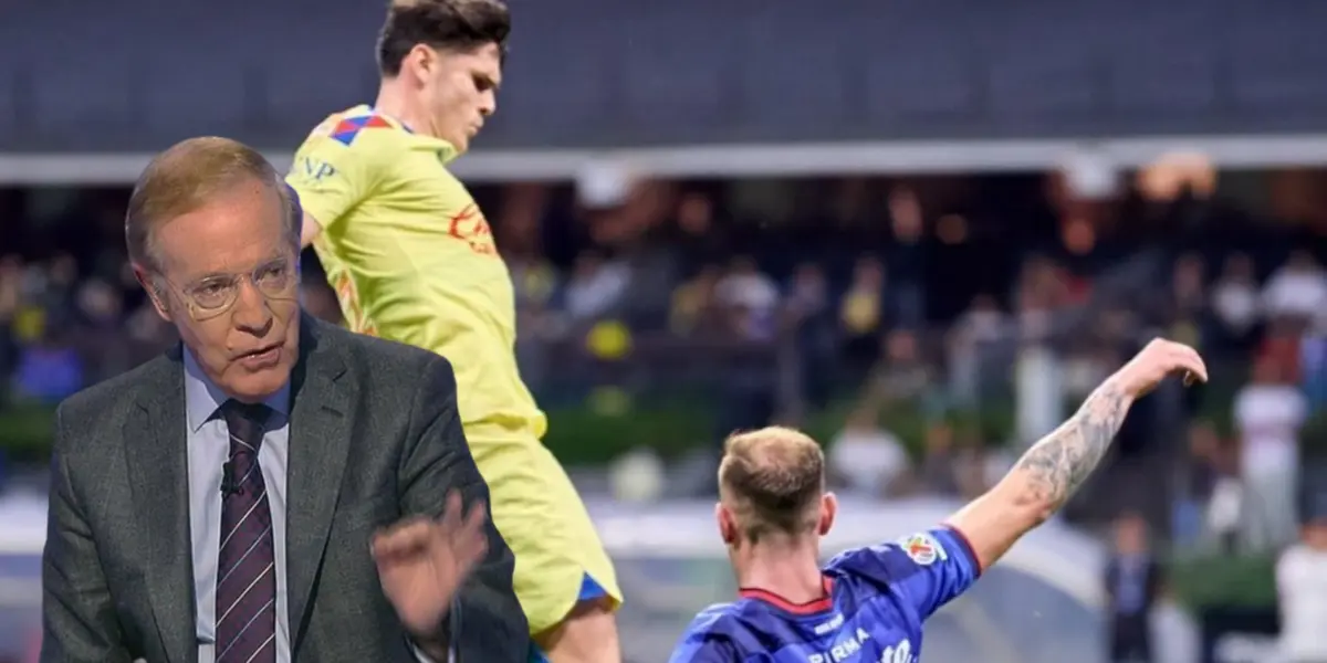 José Ramón Fernández junto al América vs Cruz Azul / FOTO X