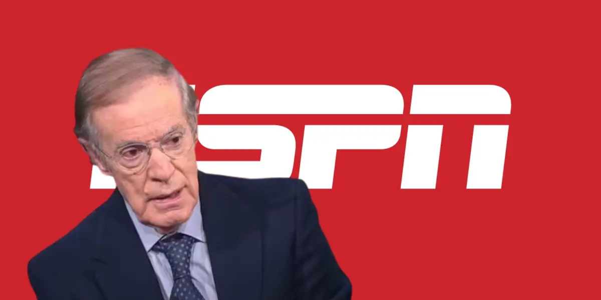 José Ramón Fernández junto al logo de ESPN / FOTO QUINTO PARTIDO