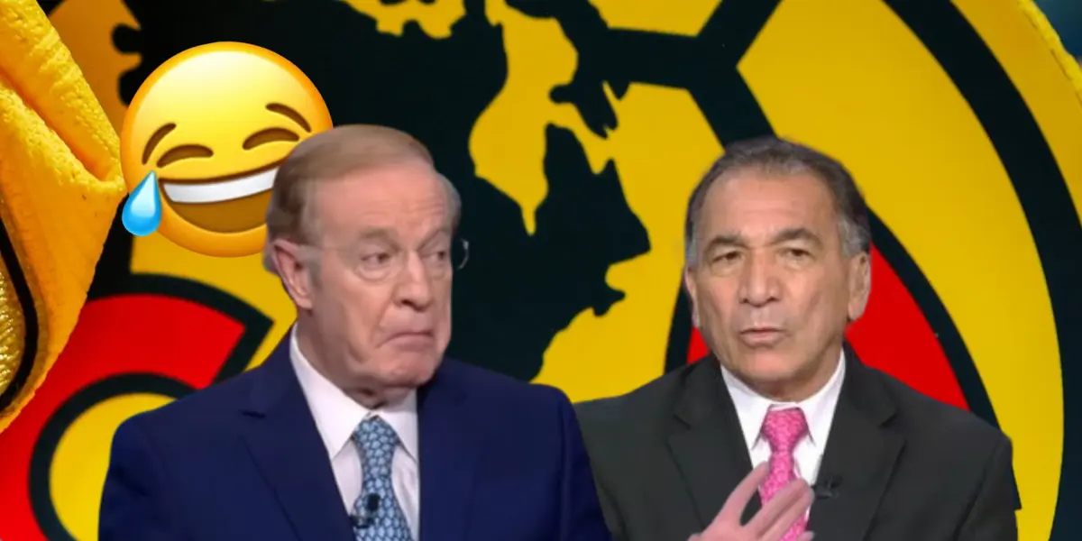 José Ramón Fernández, Mario Carrillo y emoji/ Foto Club América.