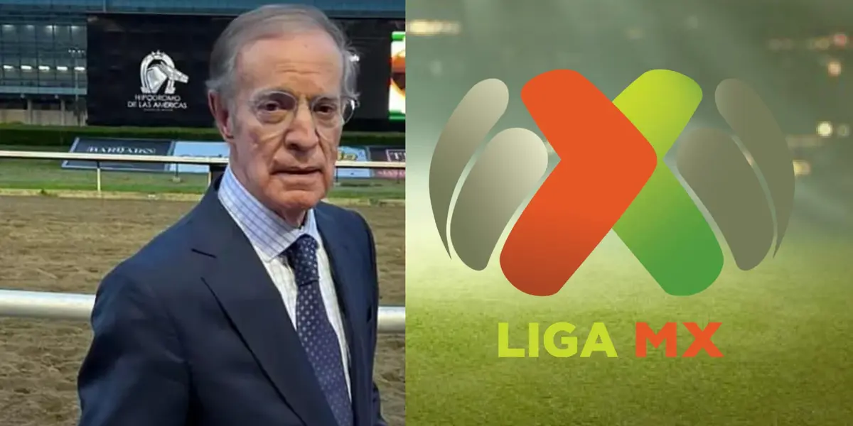 José Ramón Fernández y logo de Liga MX/Foto Líder Empresarial y Deportes Inc.