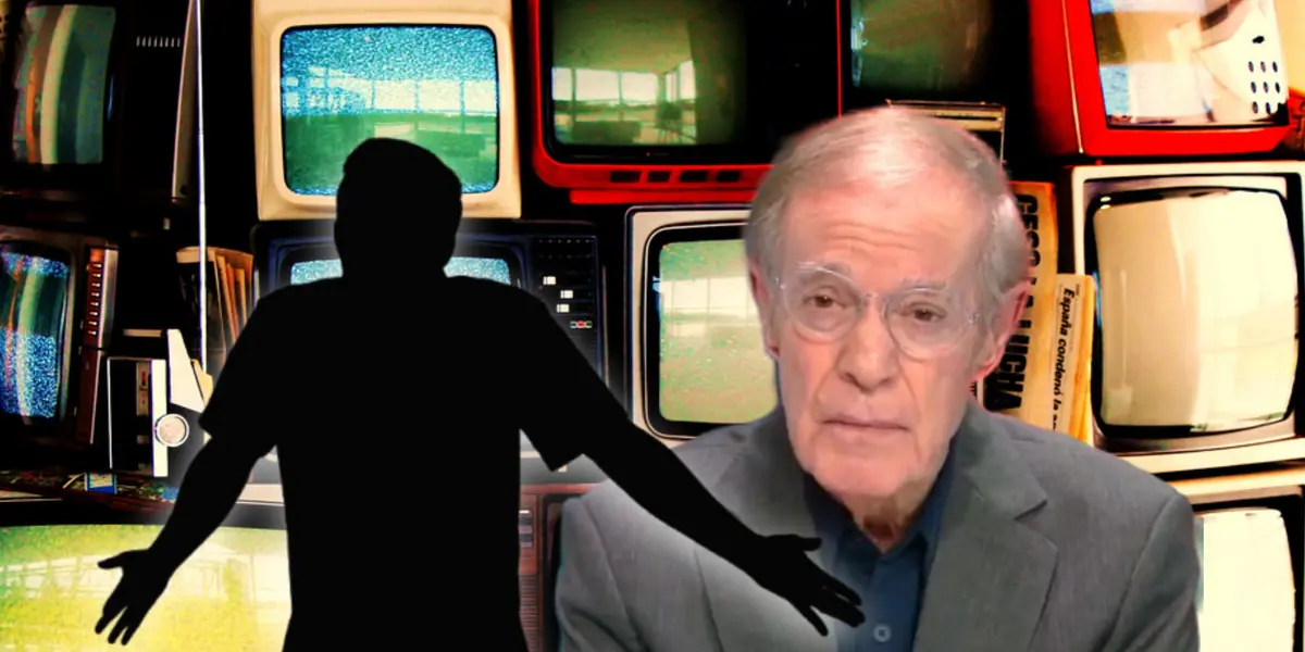 José Ramón Fernández y silueta de hombre/Foto Contexto UDLAP