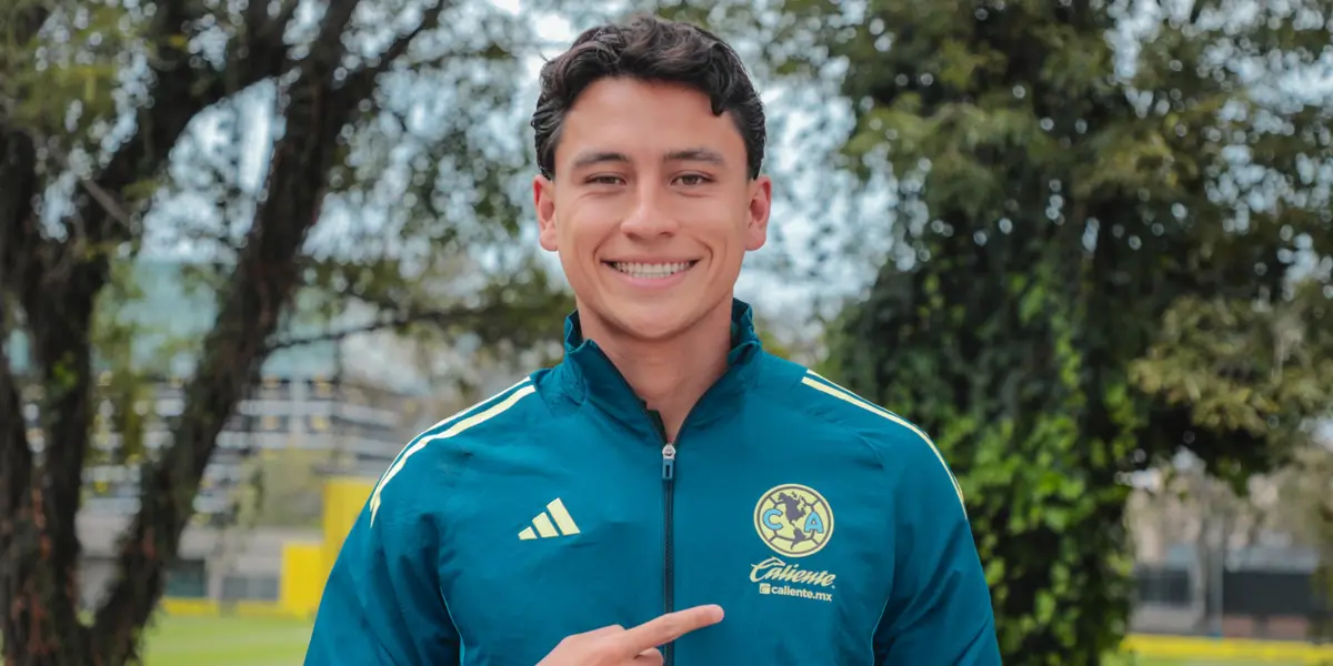 Juárez tras renovar. Foto: Club América