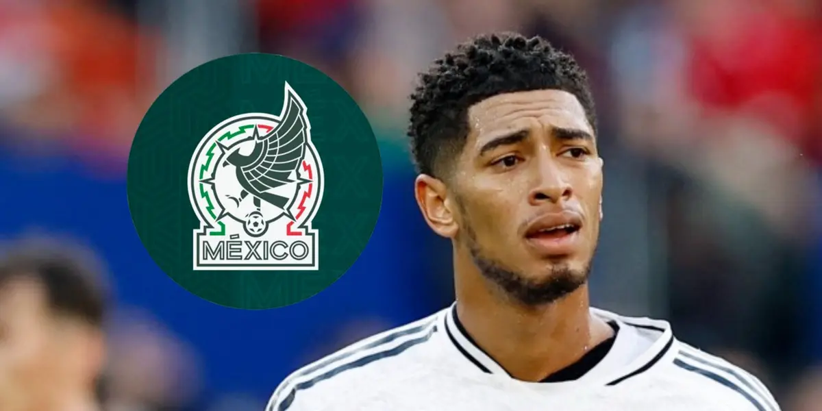 Jude Bellingham y escudo de la Selección Mexicana/Foto Milenio.