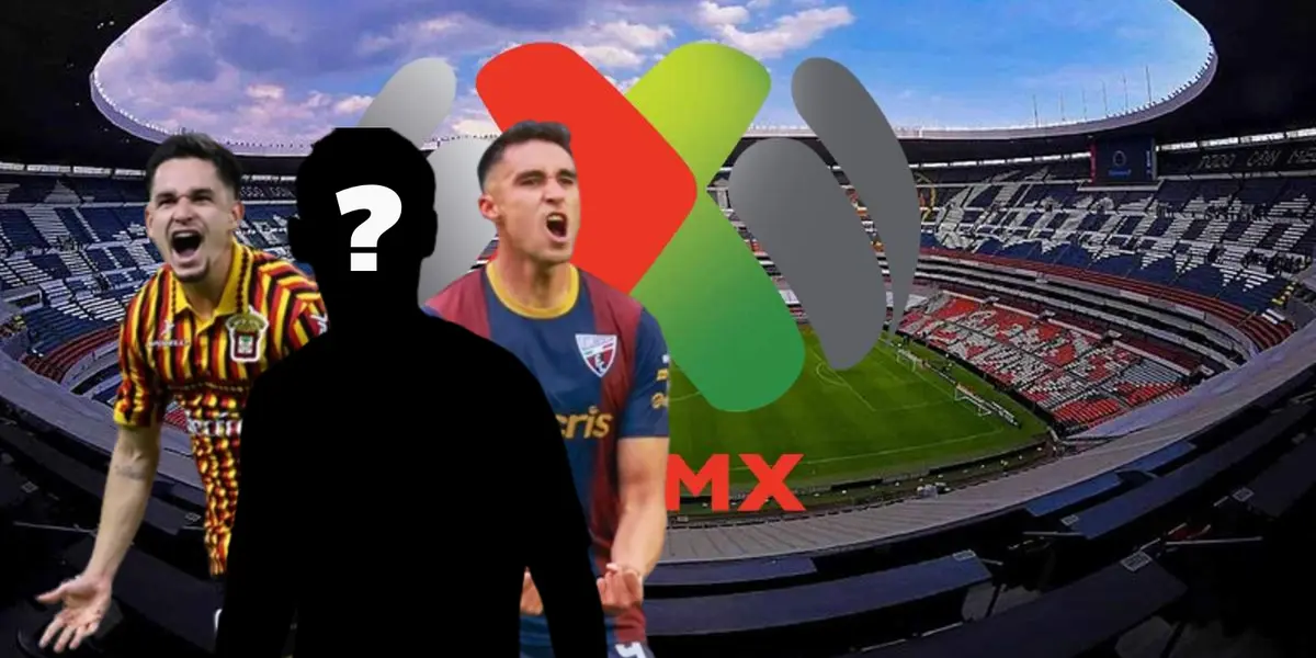 Jugador de Leones Negros y Atlante junto a futbolista incógnito / FOTO X