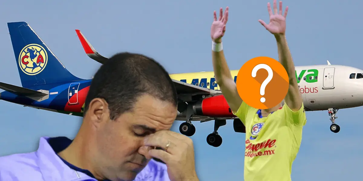 Jugador del América oculto y André Jardine/Foto Flickr.