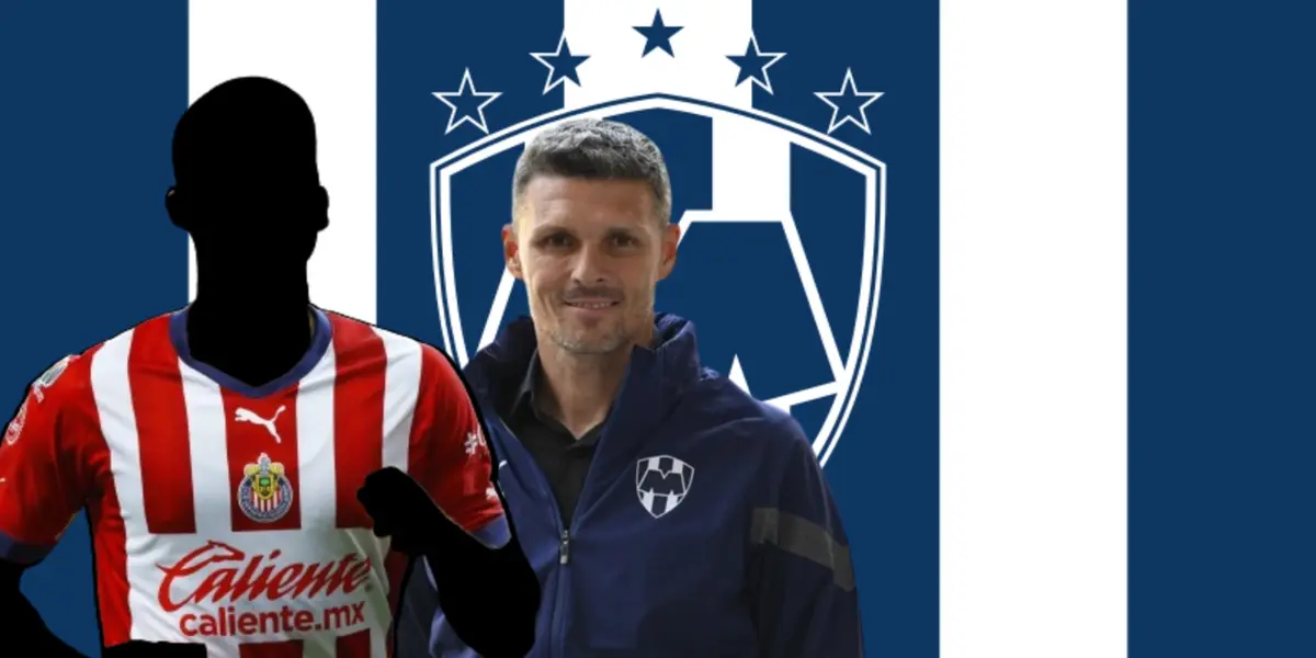 Jugador incógnito de Chivas junto a Fernando Ortiz / FOTO W DEPORTES