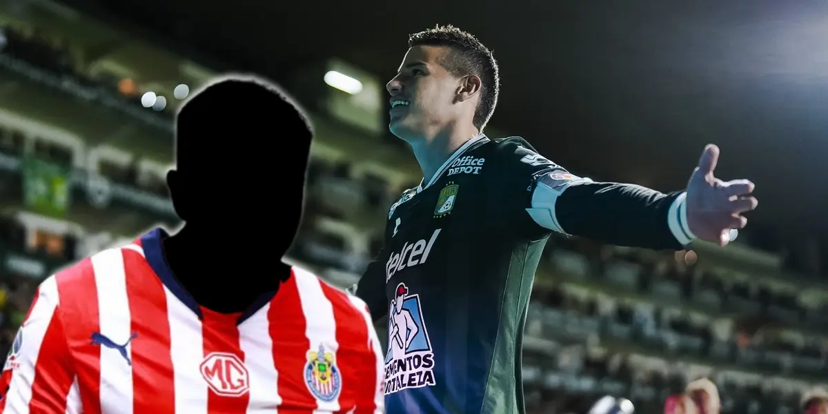 Jugador incógnito de Chivas junto a James Rodríguez / FOTO ESTO