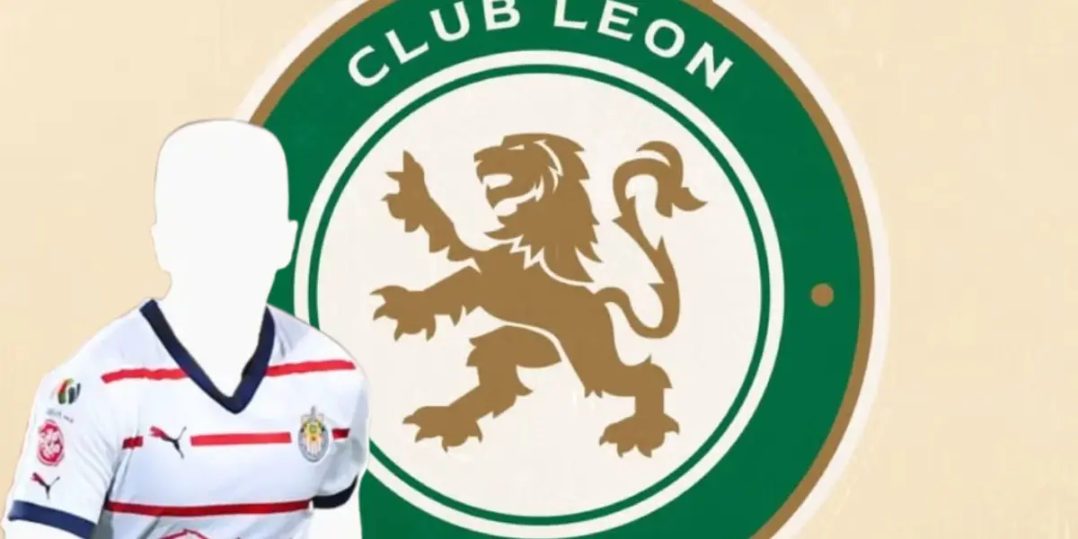 Jugador incógnito de Chivas junto al escudo del León / FOTO TRANSFERMARKT