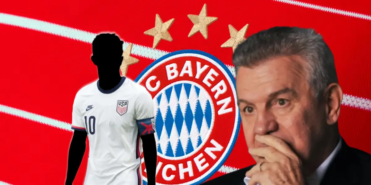 Jugador incógnito de Estados Unidos junto a Javier Aguirre / FOTO DEBATE