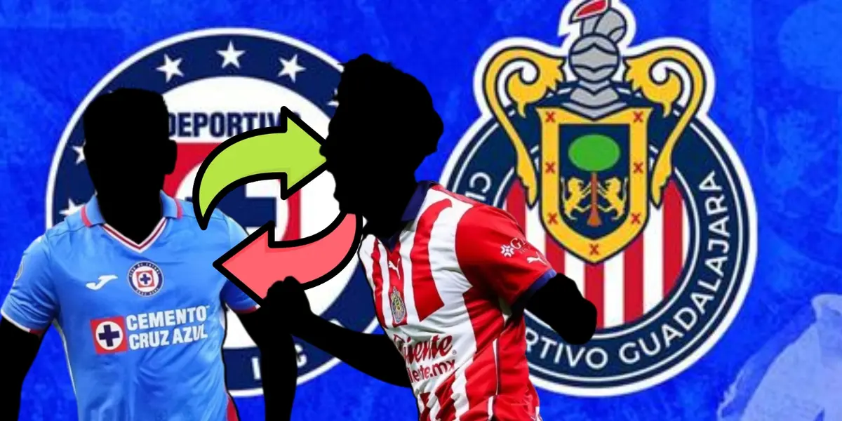 Jugador incógnito de Tigres junto a futbolista incógnito de Chivas / FOTO MARCA