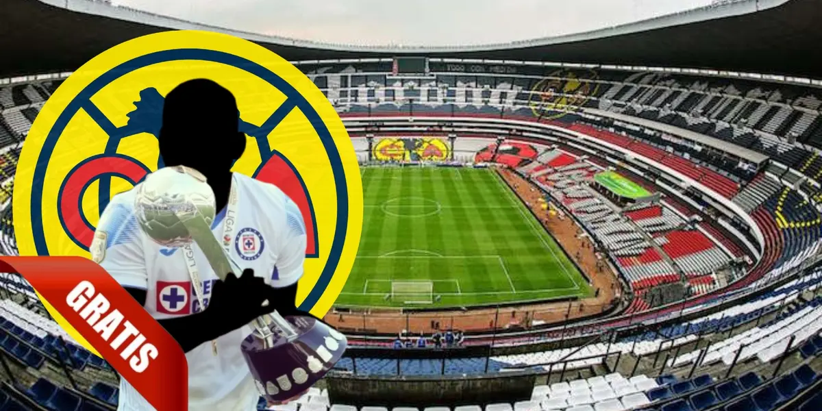 Jugador incógnito del Cruz Azul en el Estadio Azteca / FOTO FACEBOOK